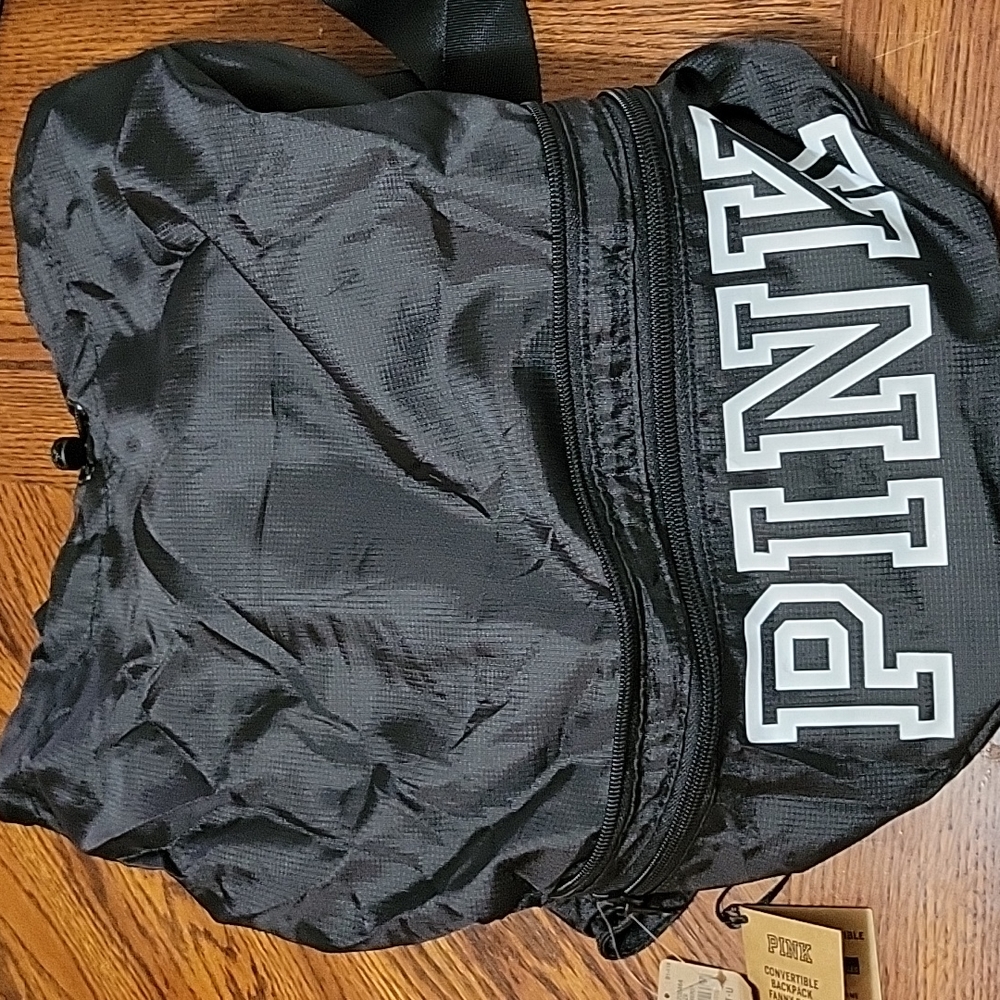 Victoria’s Secret Black Convertible Backpack Fanny Pack
